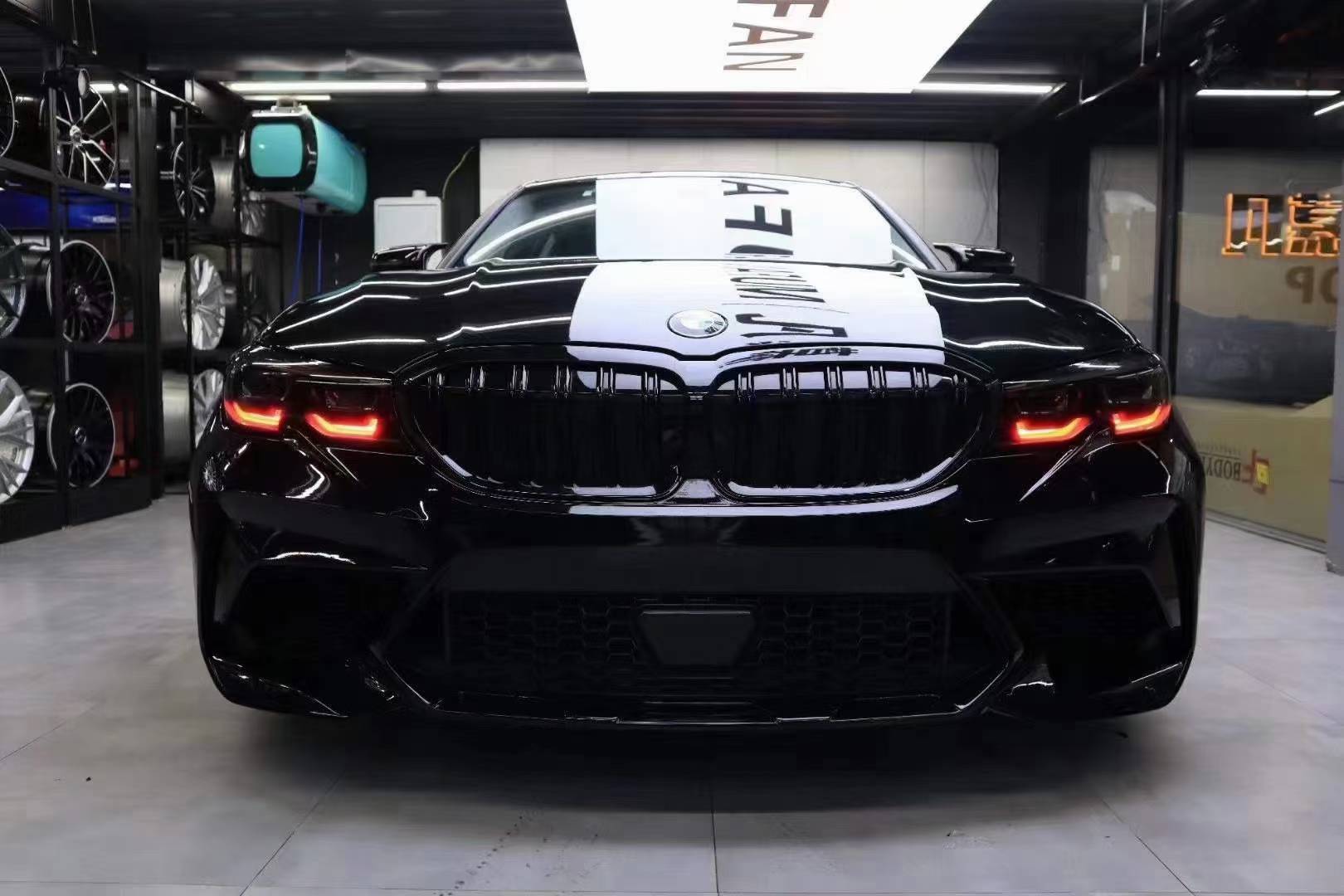 Suitable for Bmw 3 Series 20-22 Models M3C Front Bumper Assembly Modification Large Body Kit G20G28 Sports Front Lip Kit