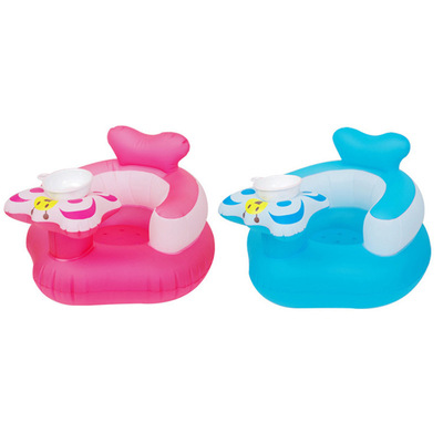 OEM 寶寶學坐訓練椅 嬰兒充氣靠背沙發不傷脊柱自帶音樂學坐神器