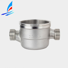 展帆浇铸容积式表壳 不锈钢水表配件表壳表罩仪表壳体批发