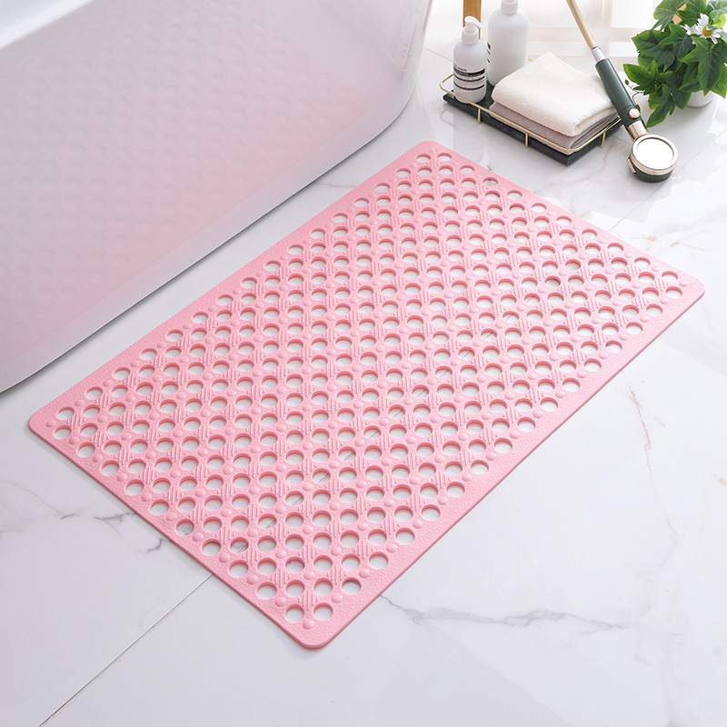 PVC baño antideslizante estera piscina baño impermeable estera del hogar inodoro alfombra del piso del hotel