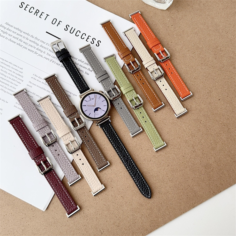Suitable for Huawei Gt6 Watch Strap Gt5Pro Classy Watch5 Women's Watch Gt5432Pro Pebbled Leather Fine Model