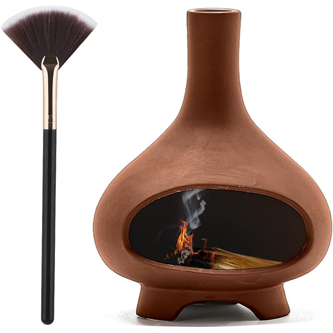 手工陶瓷香炉烟囱碗 Palo Santo 支架 适用于 Palo Santo Sticks