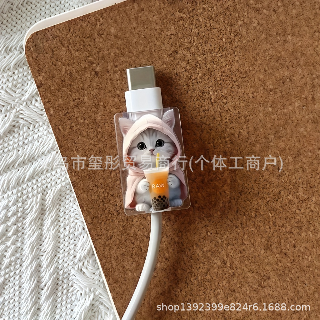 Nuevos cables de carga acrílicos decorados para Apple Lightning y Type-c