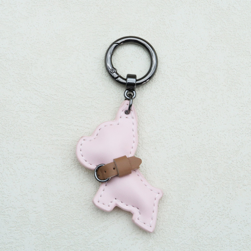 国境を越えた現物のミニ法闘犬のキーホルダー漫画皮質子犬ストラップ車のキーホルダー携帯ケースアクセサリー|undefined