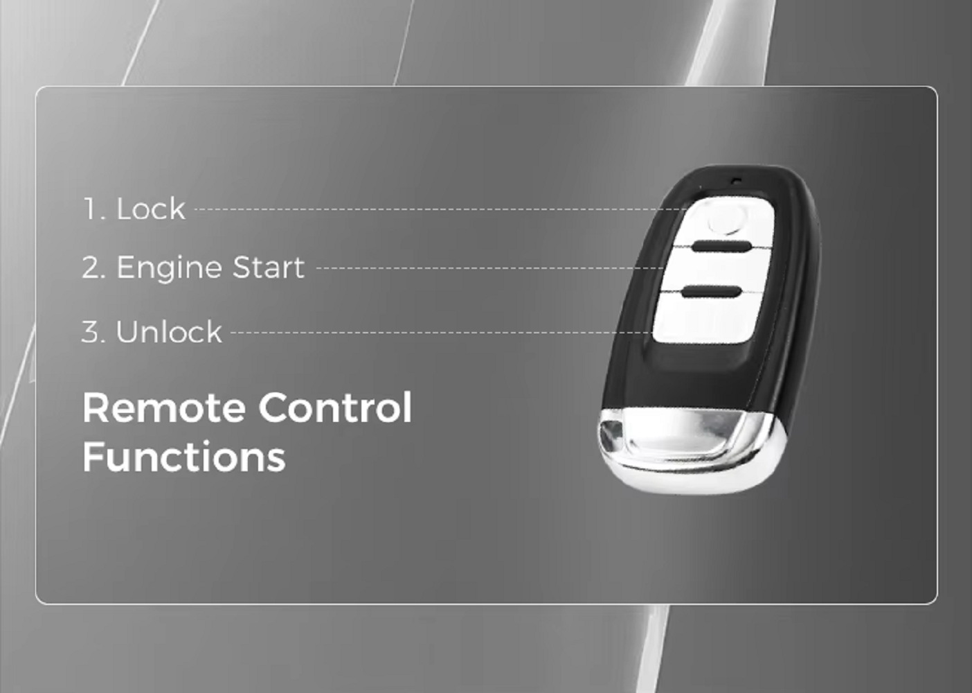 Cross-border 12V car remote control Bluetooth remote start, preheating, cooling, one-touch anti-theft alarm system, Bluetooth 5.0