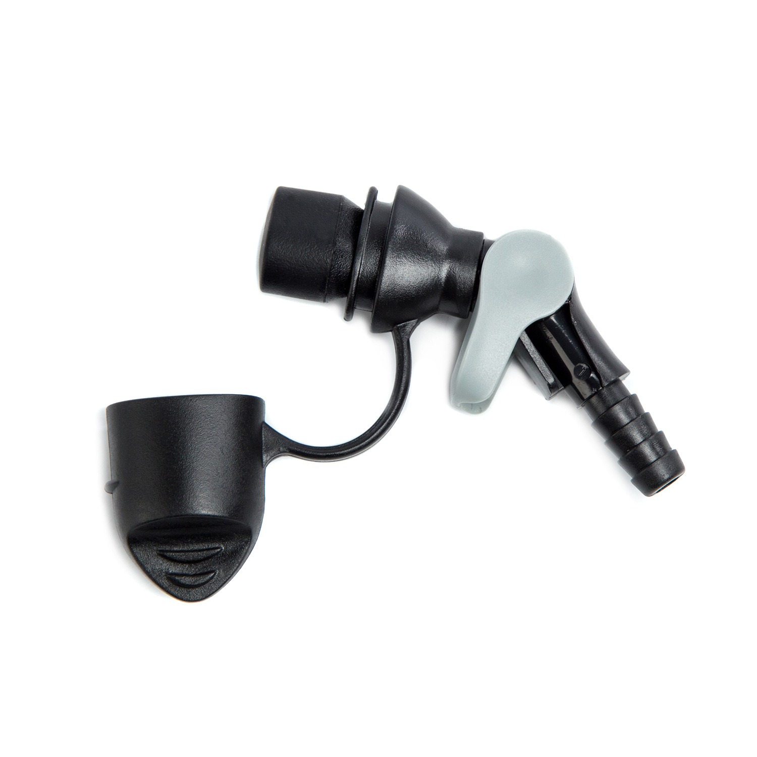 135도 검정색 커넥터 + 검정색 노즐 + 더스트 커버