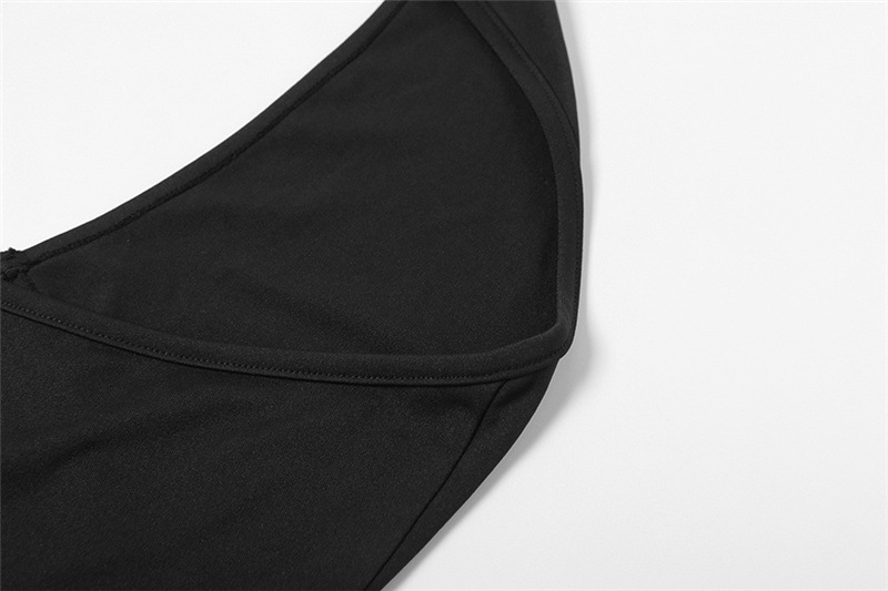 Autumn Winter Women Clothing Halter Sexy Backless Slim Fit Hollow Out Cutout Leggings Jumpsuit for Women