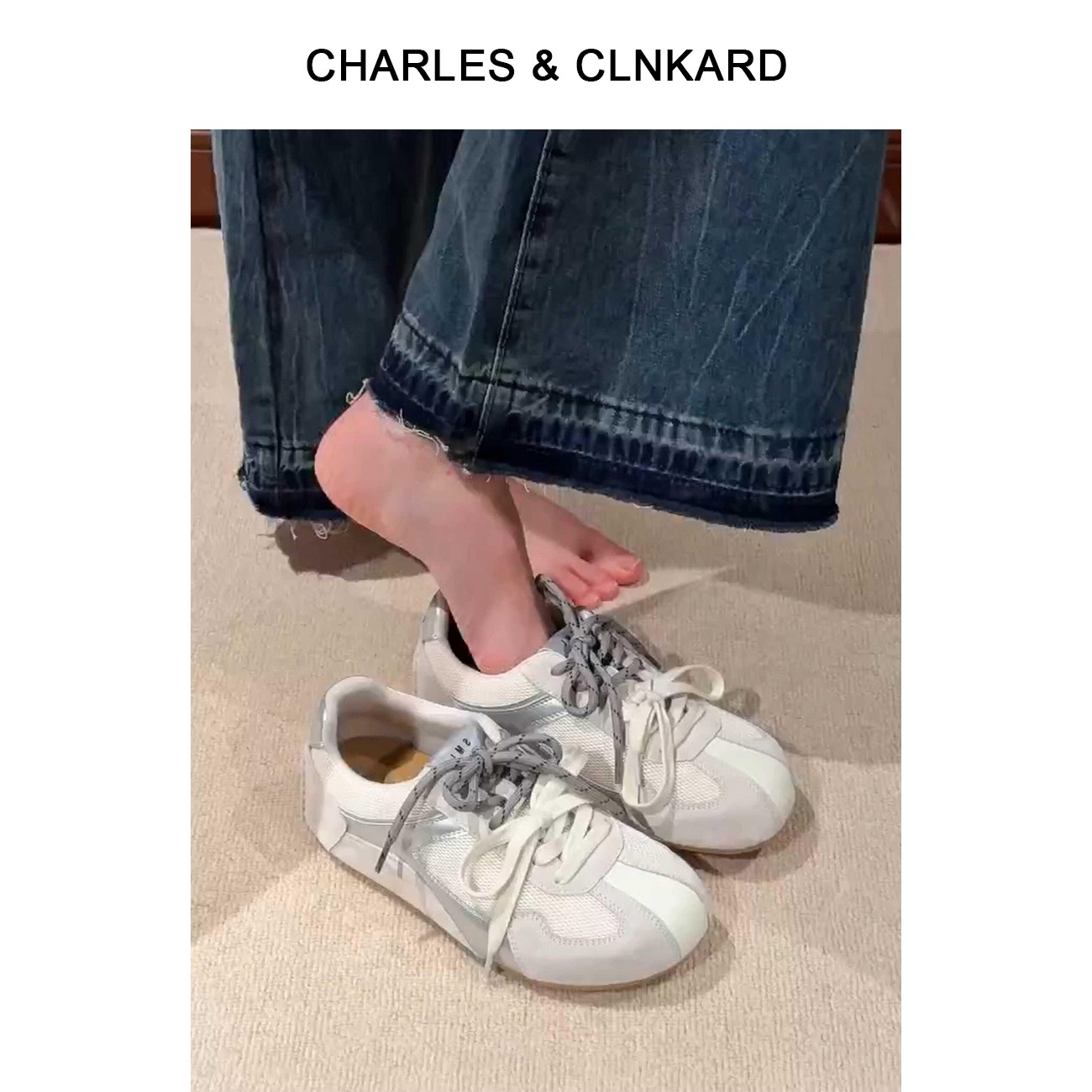 "Tío Stable" Colegio Crewe ~ Zapatos de entrenamiento para mujeres de primavera 2025 nuevos zapatos deportivos casuales de estilo universal