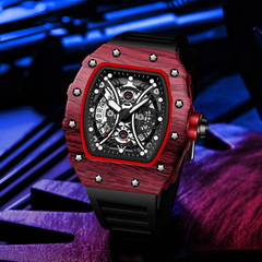 Foreign trade Kingston brand watch fashion barrel-shaped student watch men's quartz watch wholesale men's watch