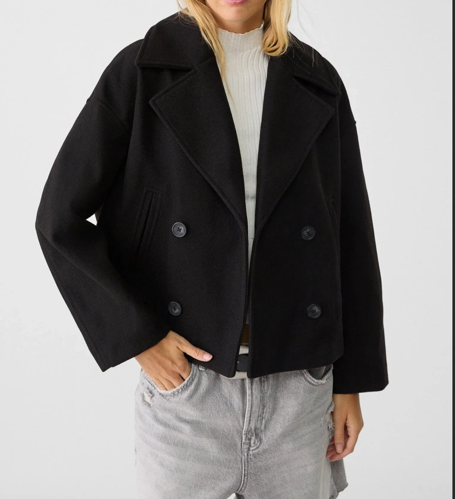 Wool-Blend Double-Breasted Coat – Women’s Oversized Lapel Jacket (Beige/Black/Camel/Navy/Olive/Burgundy, XS-3XL)​_voghion.com