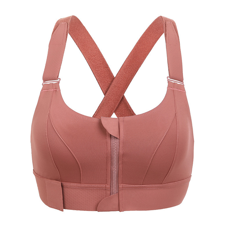 Explosiones de comercio exterior nuevas cremallera delantera velcro ajustable ropa interior deportiva de alta resistencia a prueba de choques para correr image 6