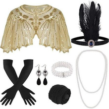 D 53027 Sequin Shawl ��Ƭ����羳����ͨ��ó�����