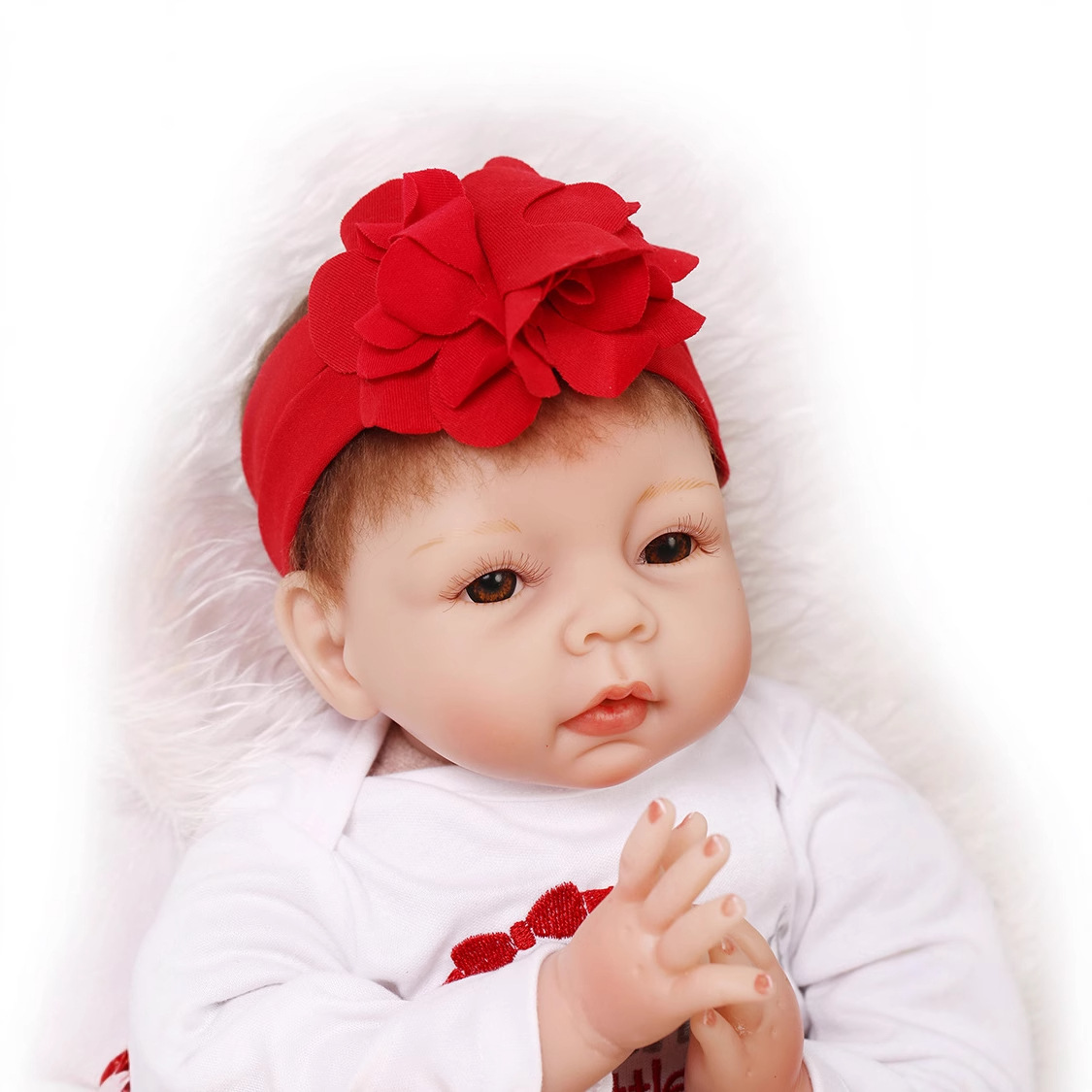 Simulación de muñeca de Navidad bebé transfronteriza Venta caliente suministro EBAY WISH AliExpress