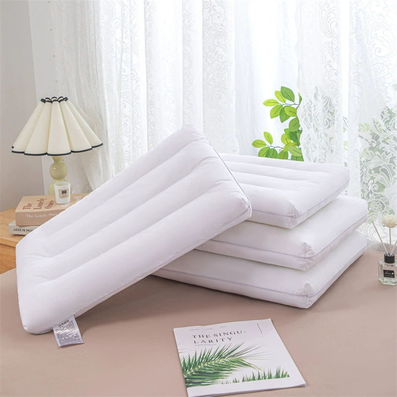 Прямые поставки с фабрики хлопчатобумажных подушек для домашнего использования, тонкая подушка для защиты шеи, детская низкая подушка из чистого хлопка, одинарная подушка для студенческого общежития.