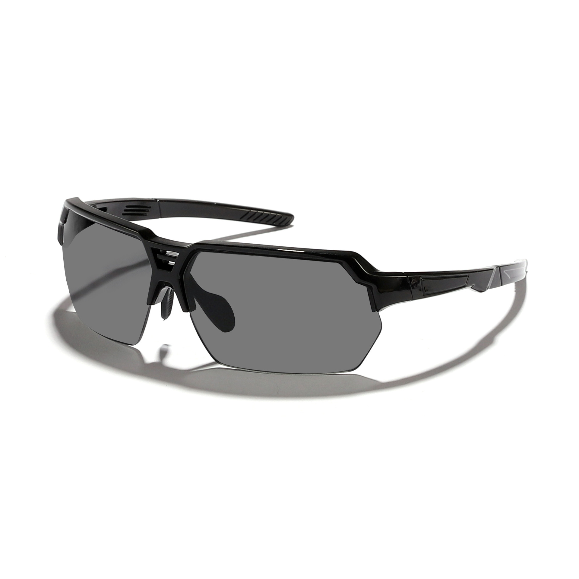 Nuevas gafas de sol de protección solar a prueba de viento de ciclismo al aire libre de medio marco transfronterizo para niños Gafas personalizadas para niños y niñas