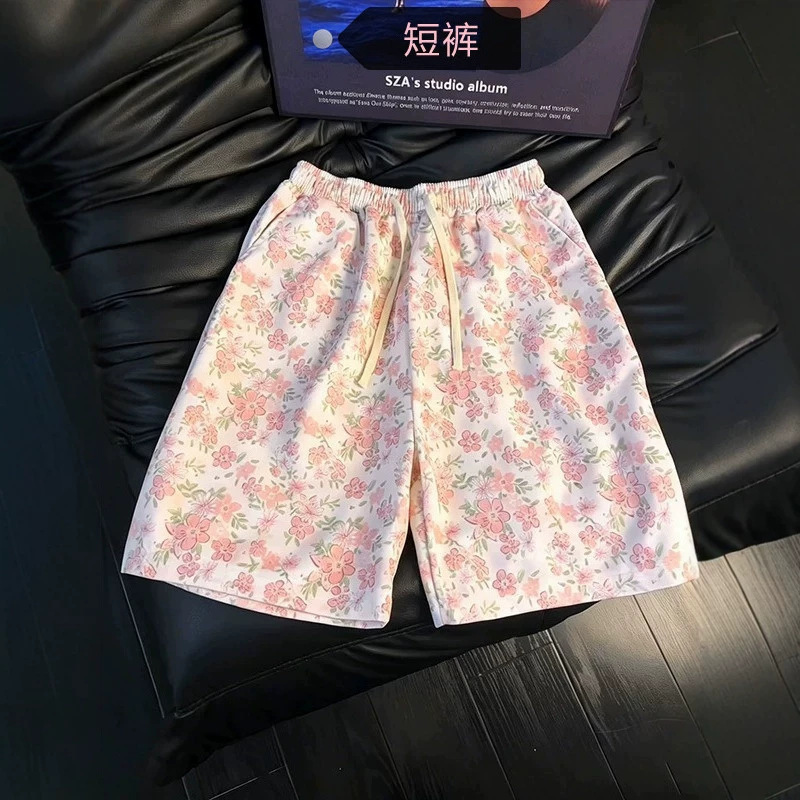 Summer Ice-Feel Quick-Dry Shorts for Men, Thin Beach Shorts, Trendy Sports Floral Loose Versatile Casual Five-Point Shorts Summer Ice-Feel Quick-Dry Shorts for Men, Thin Beach Shorts, Trendy Sports Floral Loose Versatile Casual Five-Point Shorts