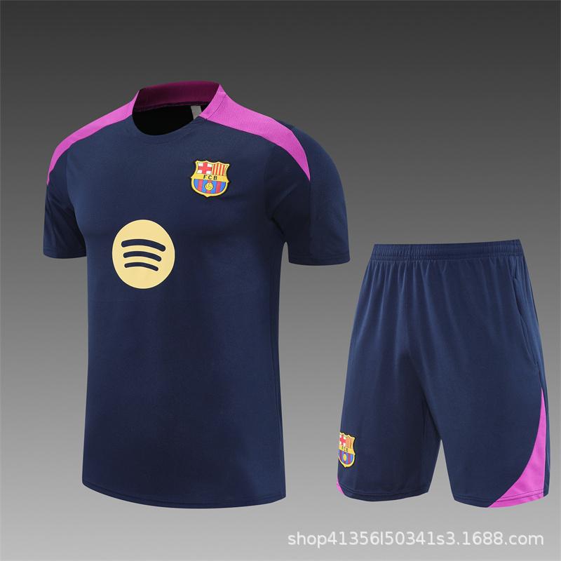 2627 temporada Barcelona Real Madrid Argentina Brasil España fútbol de manga corta trajes de entrenamiento para adultos equipo nacional