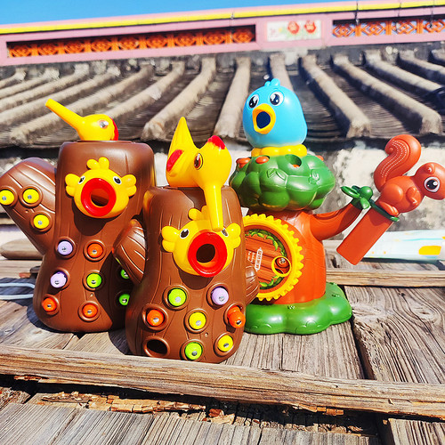Woodpecker insect catching toy, forest doctor, intelligence development, magnetic puzzle, bird feeding, children's fishing toy, bird feeding