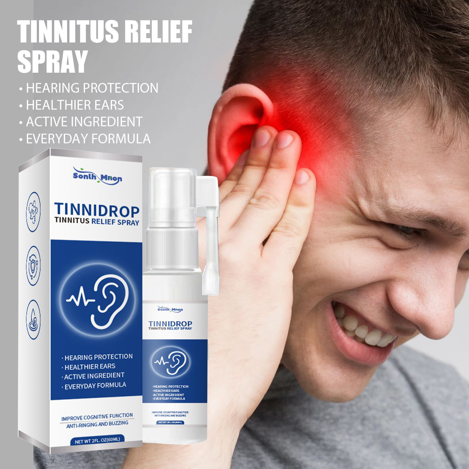 Sonlh Mnon Tinnitus relieving spray relief to ears and ear back and…