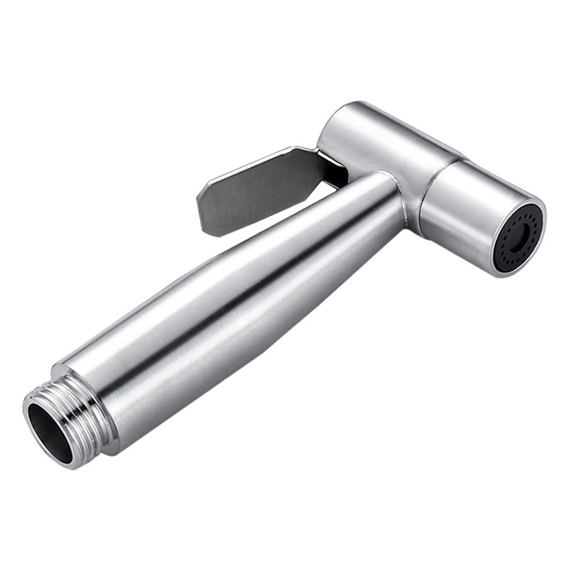 Cross-border 304 stainless steel booster women's cleaner spray brush suit American Standard 7/8 toilet sprayer high pressure washing spray
