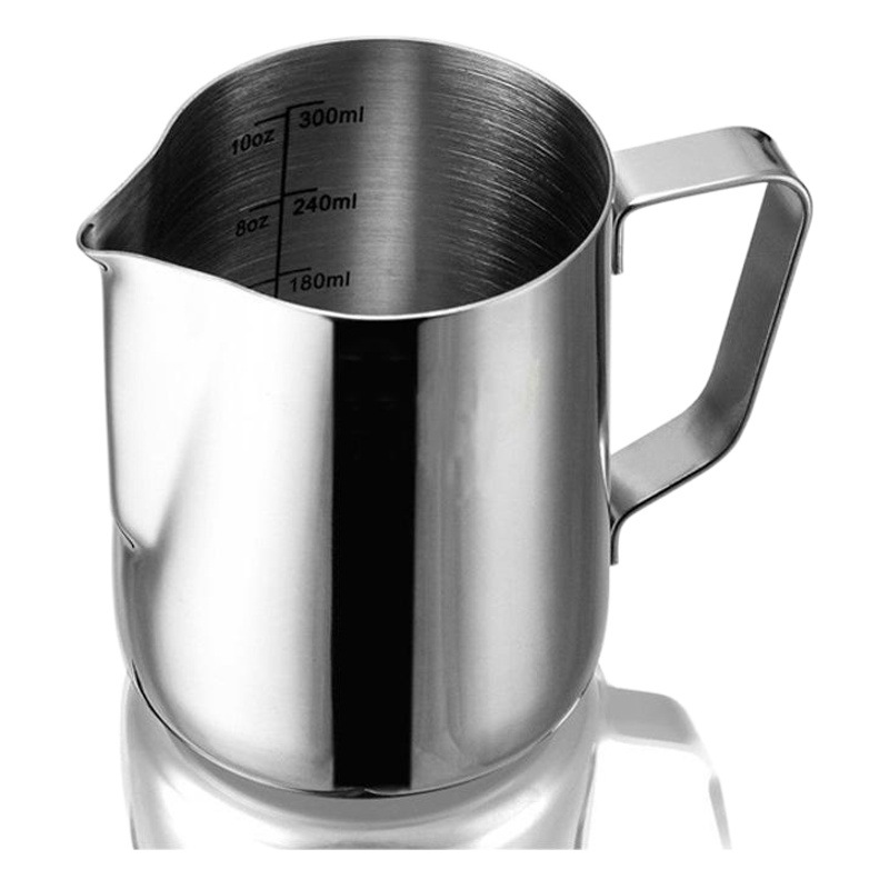 Japanese-style 304 stainless steel flower jar coffee Flower Cup Milk Cup hand-made milk bubble Cup coffee supplies set