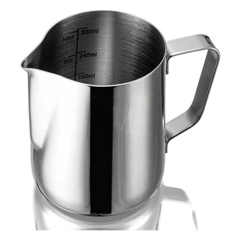 В японском стиле 304 Цветочная банка из нержавеющей стали Цветочная чашка для кофе чашка для молока ручной работы чашка для молочного пузыря кофейные принадлежности костюм