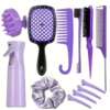 Purple quality set, 12 pieces, Amazon