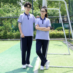 秋季中学生校服套装学院风高中生班服初中生运动会服装三件套团购