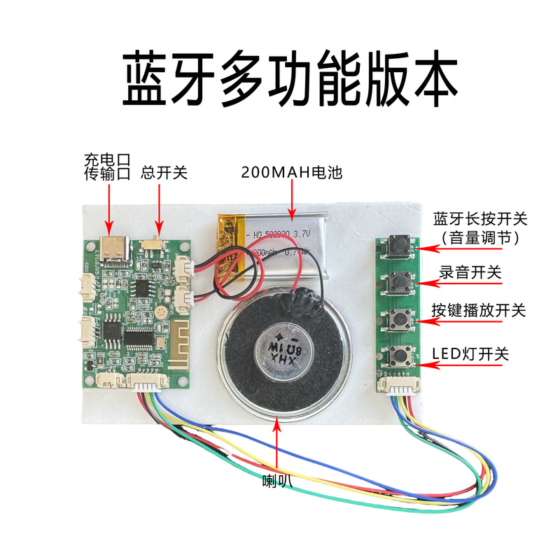 磁気制御音楽ムーブメント音楽モジュールは音楽を送信できますキープレス再生立体ブック音楽冷蔵庫ステッカー DIY ライト|undefined