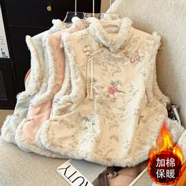 新款冬季旗袍上衣马甲外套过年拜年服唐装套装新中式日常可穿国风