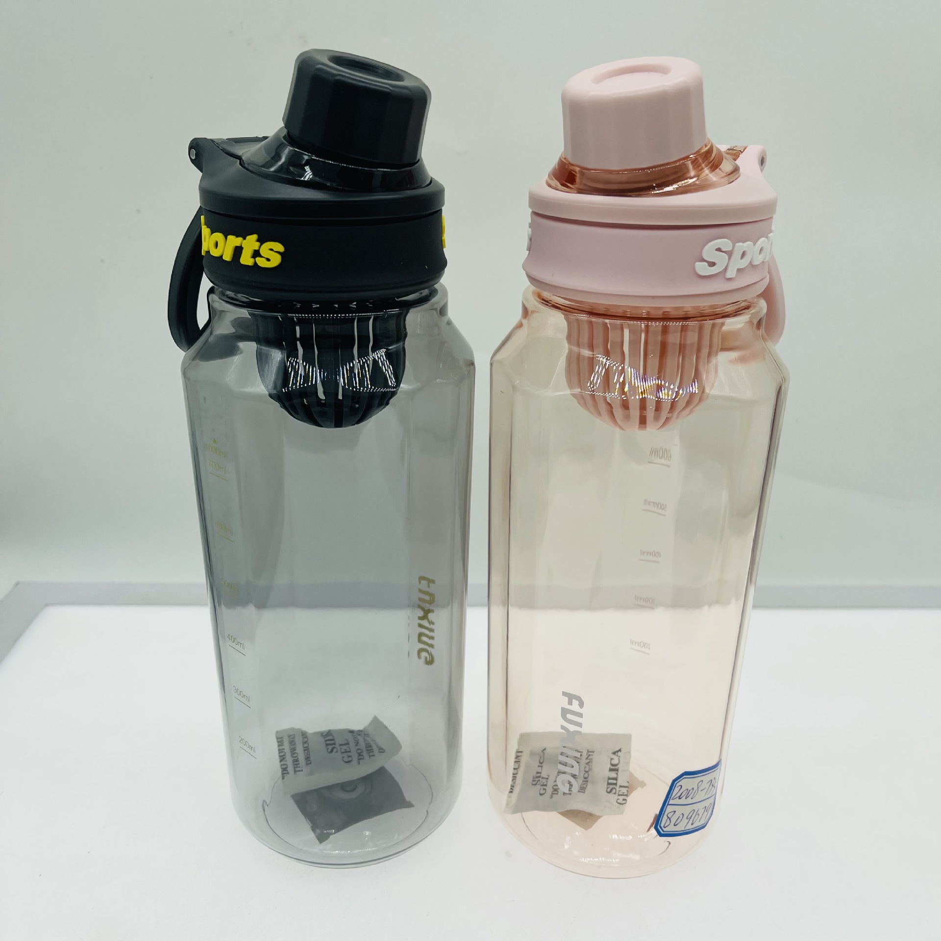 Jinshi deportes taza al por mayor plástico taza de agua al aire libre deportes espacio taza 1000ml hombres y mujeres de gran capacidad taza