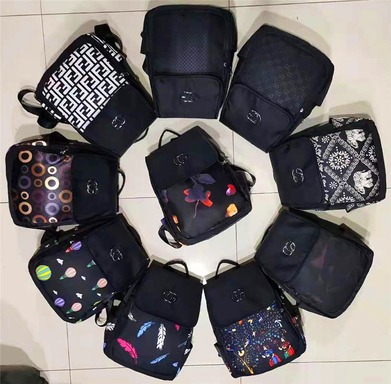 布艺双肩包  复合布面料 30*36cm 跑江湖热卖包袋 女士布包休闲包|ms