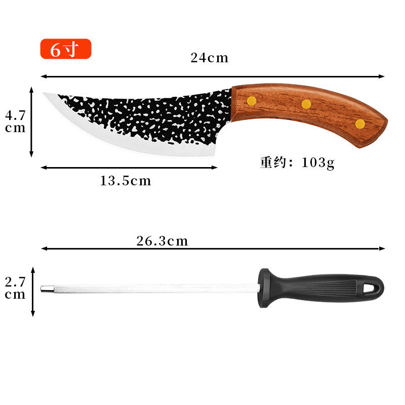 Comercio exterior cuchillo de frutas cuchillo de cocina cuchillo afilado cuchillo de corte de hueso cortar cerdo, ganado y oveja regalos