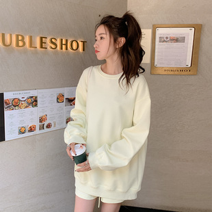Autumn Sports suit Women's Alphabet Sweat Shorts Casual All-match Two-piece Set