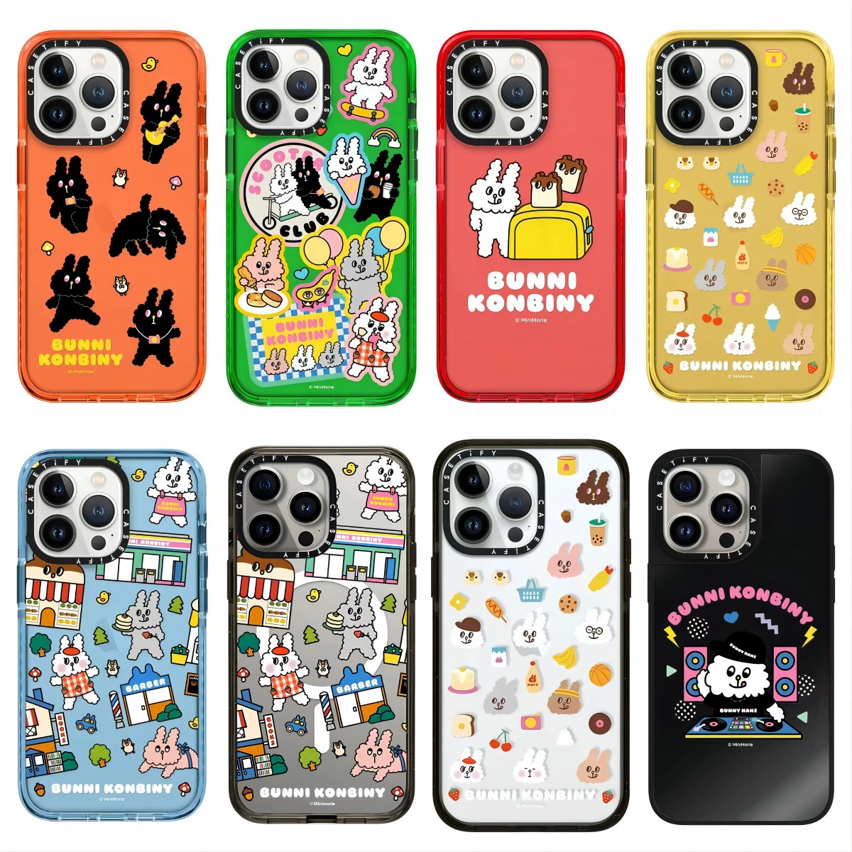 Чехол для iPhone 16 Pro Max от CASETi в коллаборации с Bunny Konbini: милый и игривый кролик