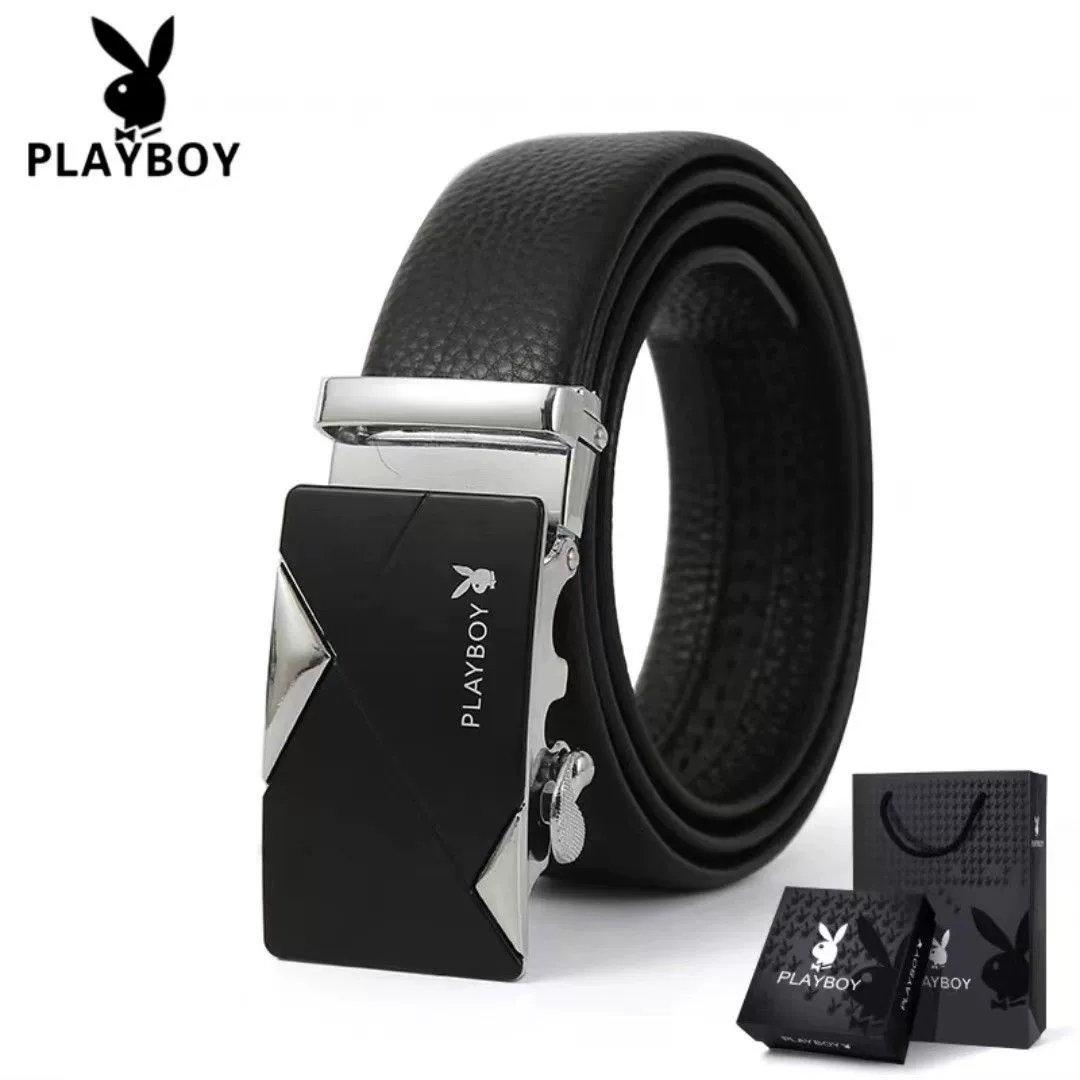 Playboy, мужской ремень, универсальная трендовая прочная пряжка, мужской стиль