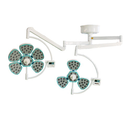 lámpara de LED sin sombra para quirófano especial lámpara de dos cabezas de alto rendimiento de color hospital plástico equipo de hospital de mascotas