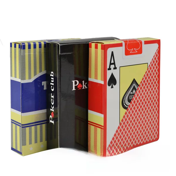 Texas Hold'Em Playing Cards Plastic Frosted Pvc Small Characters Large Characters Poker Wide Cards Baccarat Black Jack Club Poker