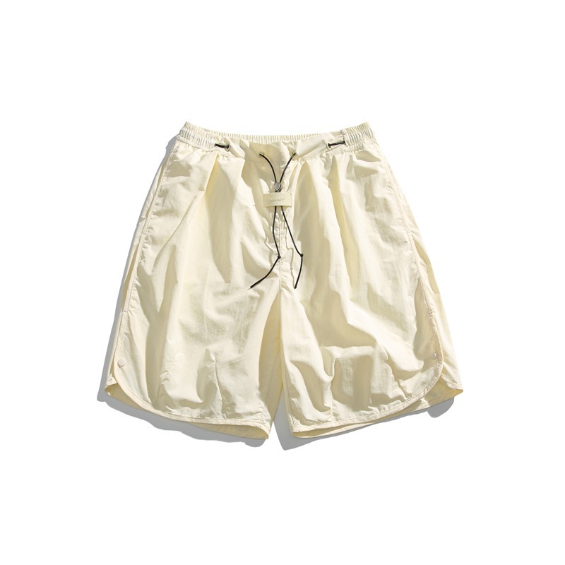 Pantalones cortos de playa de secado rápido transpirables al aire libre CLOR pantalones de cinco puntos de nailon de verano casuales sueltos para hombres S5039