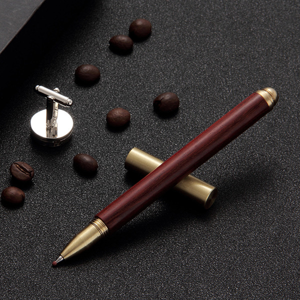 brass wooden rollerball pen sandalwood for students