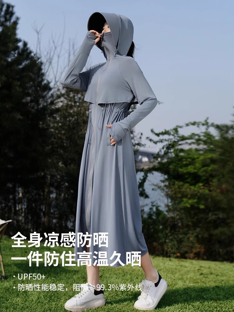 Long sun protection clothing