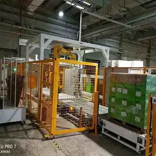 摇臂式缠绕机 LR1800FZ 摇臂在线包装机 化工涂料包装线 厂家实力