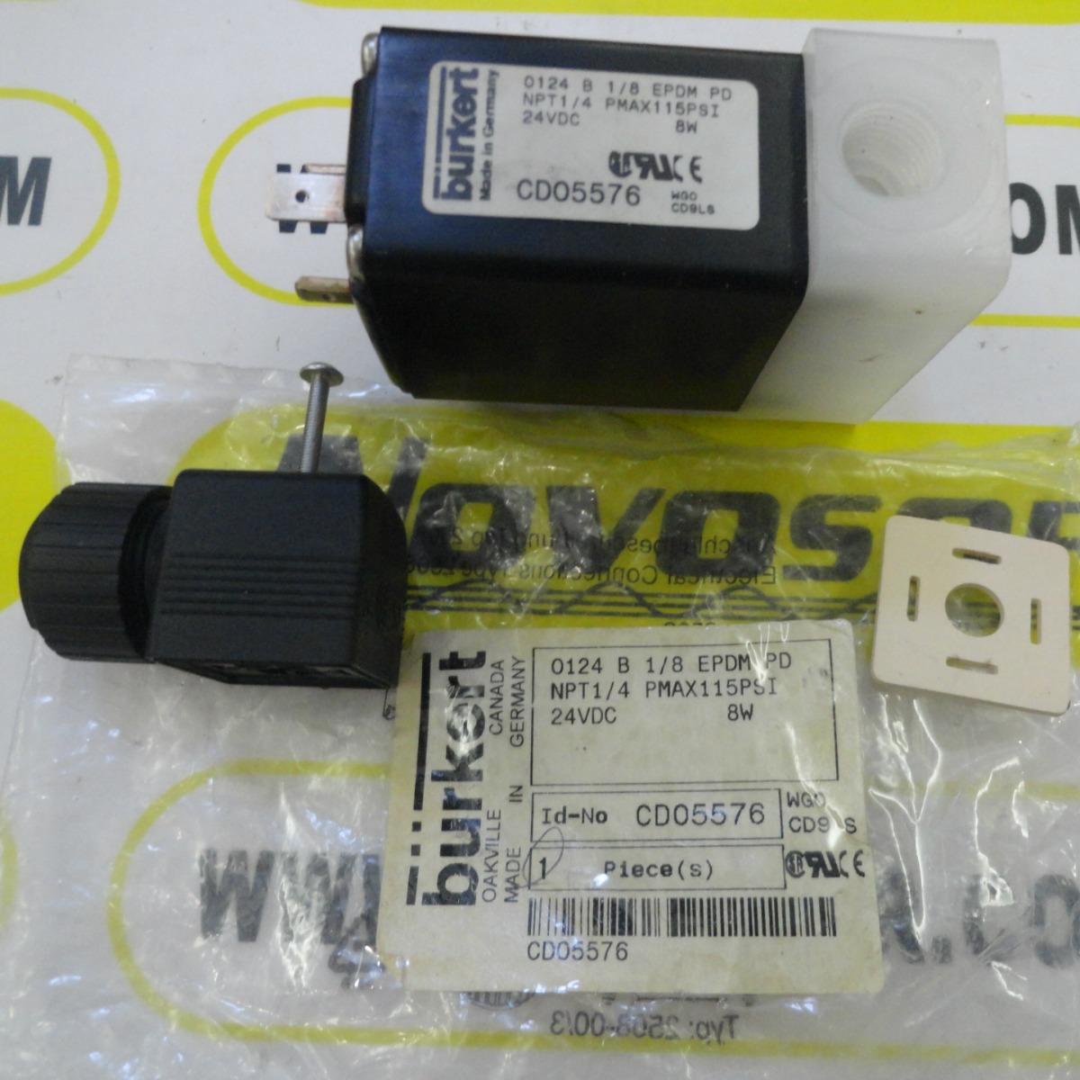 BURKERT电磁阀0124B 1/8 EPDM PD NPT1/4 IDNO:CD05576咨询订期货