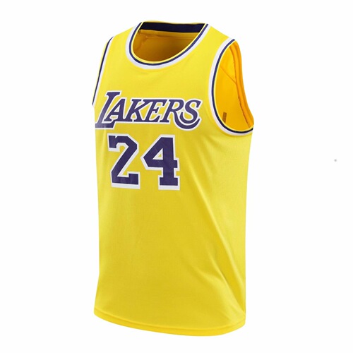 Wholesale Lakers Kobe 24th Jersey 23rd James Men's and Women's Couple Adult Training Top Basketball Shirt Backless Tee