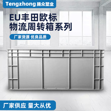 可堆叠塑料EU周转箱物流仓储中转塑胶筐浙江台州全国生产厂家批发