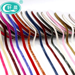 1cm Velcro Lining Tape Embroidery Tape Woven Ribbon DIY Jewelry Accessory Handmade Material Velvet Ribbon Satin Ribbon Felt Ribbon