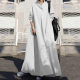 Cross-border Amazon 2024 Women's New Dress Solid Color Sweet Retro Long Sleeve Levers Loose Large dress