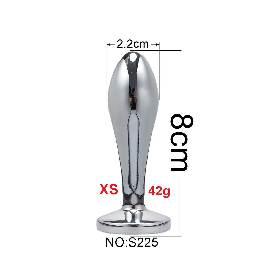 Detachable Anal Plug Heads, Silicone & Metal Options, Multiple Shapes and Sizes