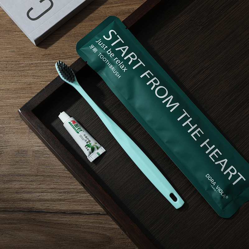 suministros de hotel desechables cepillo de dientes set de lavado cepillo de dientes de pelo suave hotel estrella residencial cepillo de dientes especial al por mayor