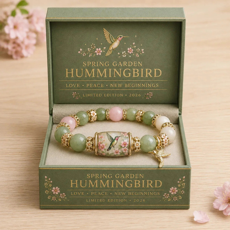 2026 Blessing Bracelet with Golden Bird Pendant, 10mm Pink Quartz, White Chalcedony Peace Bracelet, Green Aventurine Hummingbird Bracelet 2026 Blessing Bracelet with Golden Bird Pendant, 10mm Pink Quartz, White Chalcedony Peace Bracelet, Green Aventurine Hummingbird Bracelet